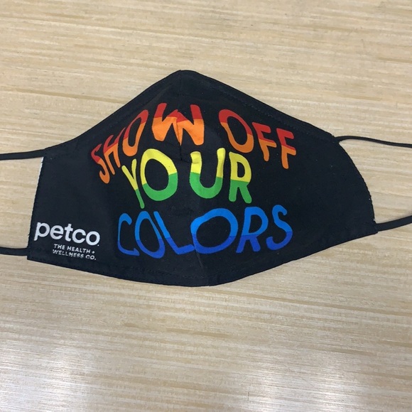 Petco Pride Face Mask NEW OS - Picture 3 of 4